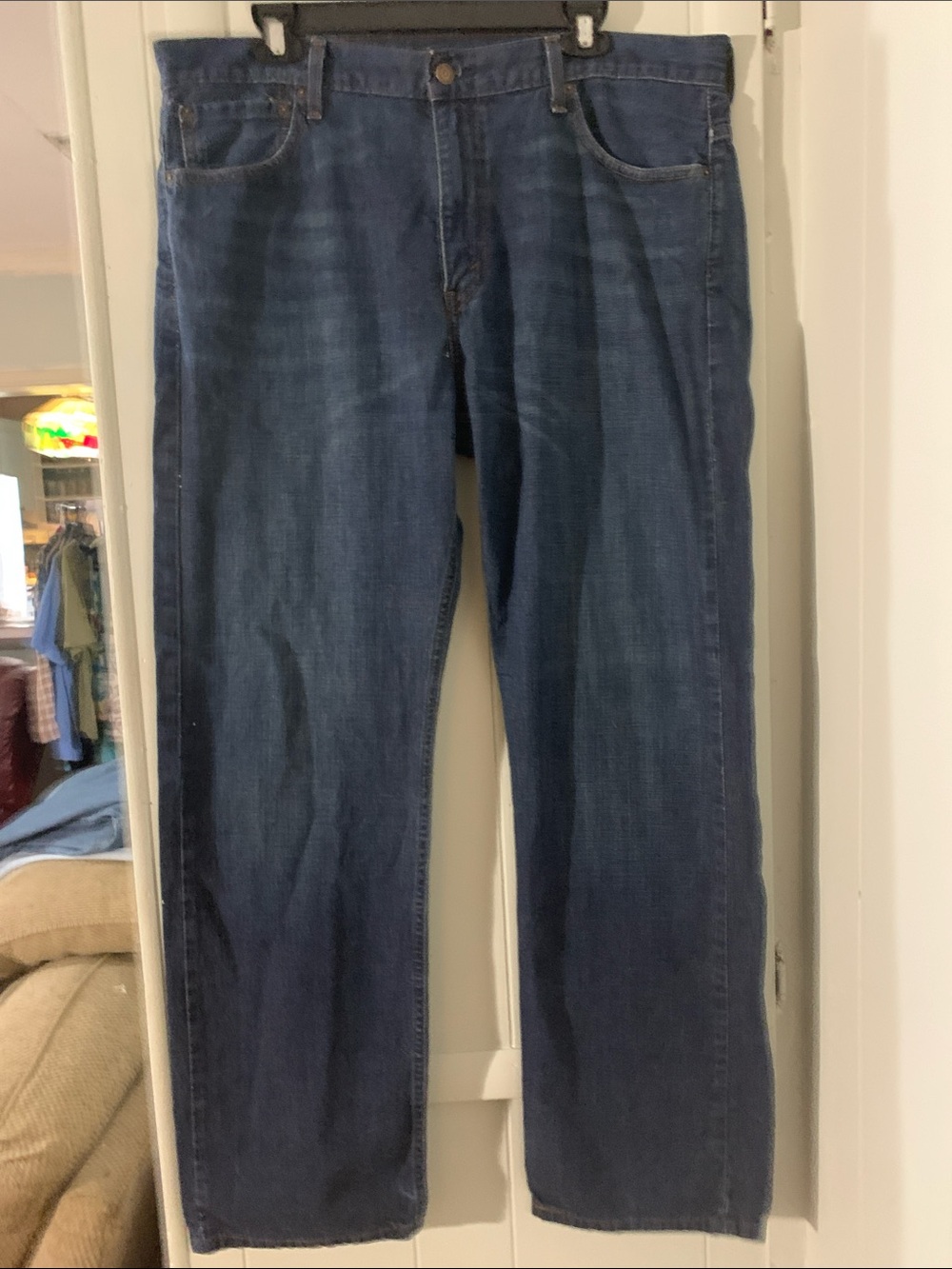 Classic Men's Dark Blue Denim Levi’s 569 Jeans